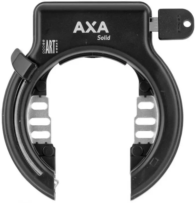 Rahmenschloss Axa Solid schwarz, für Rahmenmontage