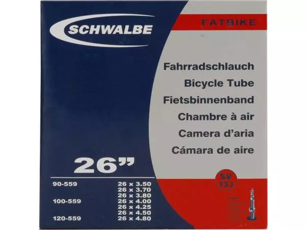 Schwalbe Schlauch SV 13J 26x3.50-4.80" 90/120-559 SV40mm