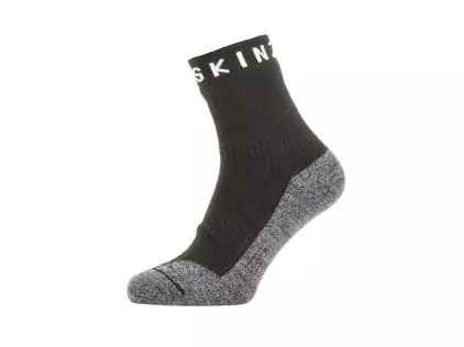 Socken SealSkinz Warm Weather Soft Touch sw/gr, Gr.S (36-38), Ankle Length,unisex
