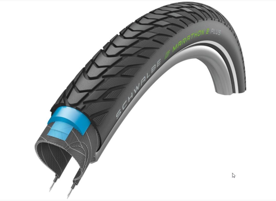 2X Reifen für Trekking oder City Bike 28 x 1.50 mit Schlauch mit Pannenschutz u 