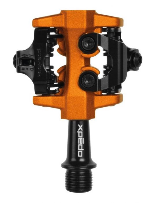 Xpedo Pedal Clipless CXR sw/orange, 9/16", zweiseitig XPT,XMF10AC