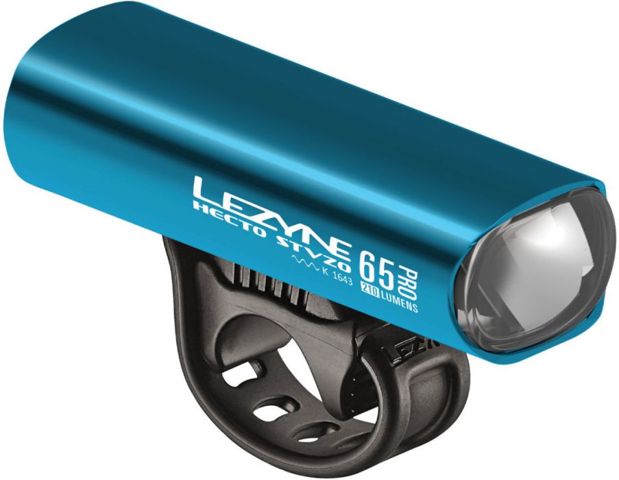 Lezyne LED Vorderlicht Hecto Drive Pro 65 StVZO blau-glänzend