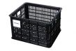 Basil Fahrradkasten Crate M 45,25x35x25cm, schwarz, 29,5 ltr, Kunststoff