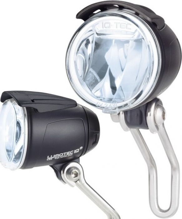 LED-Scheinwerfer Lumotec IQ Cyo N plus, für Nabendynamo Standlicht 175QNDi 60Lux