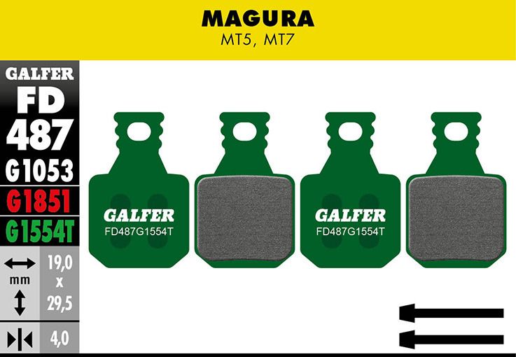 Galfer Bremsbelag Pro MAGURA - MT5, MT7