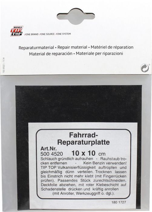 Schlauch-Reparaturplatte Tip Top TT SB 10x10 cm