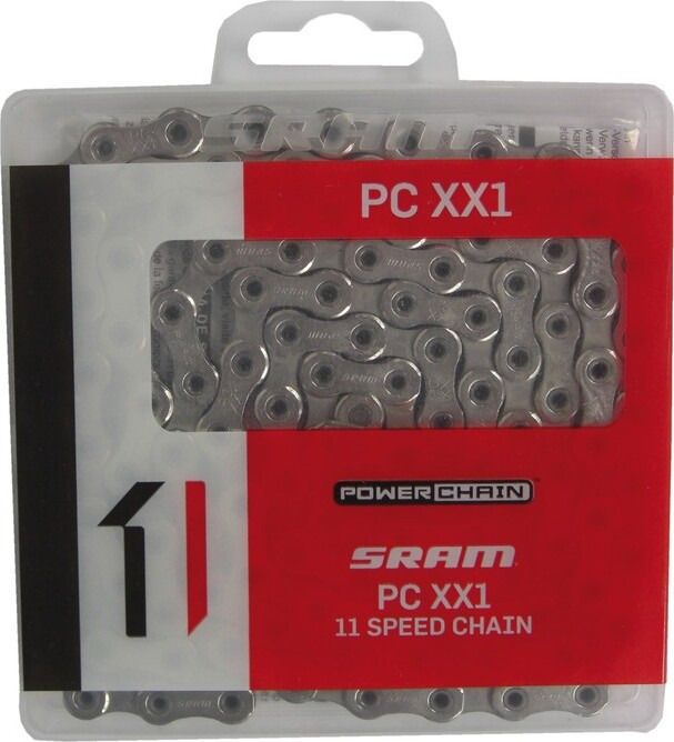 SRAM Kette XX1 Hollow Pin 11-fach, inkl. PowerLock, 118 Glieder silber