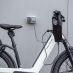 Fahrer mobile E-Bike Ladetasche wasserdicht