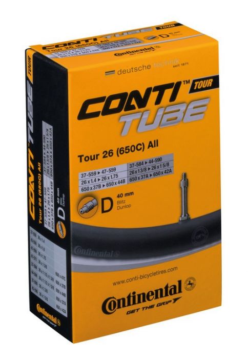Continental Schlauch Tour 26 26x1 3/8-1.75" 37/47-559/590 DV 40mm