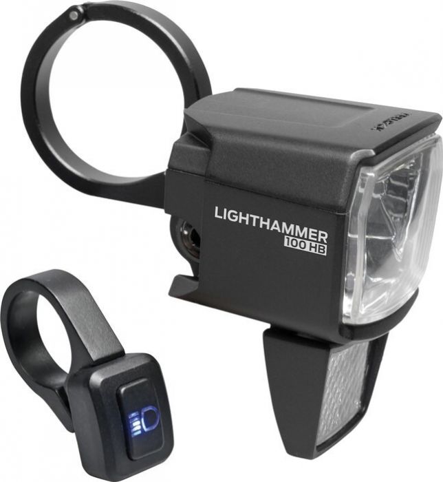 LED-Scheinwerfer Trelock Lighthammer 100, LS 890-HB (E-Bike), 12V, Halter ZL HB 400