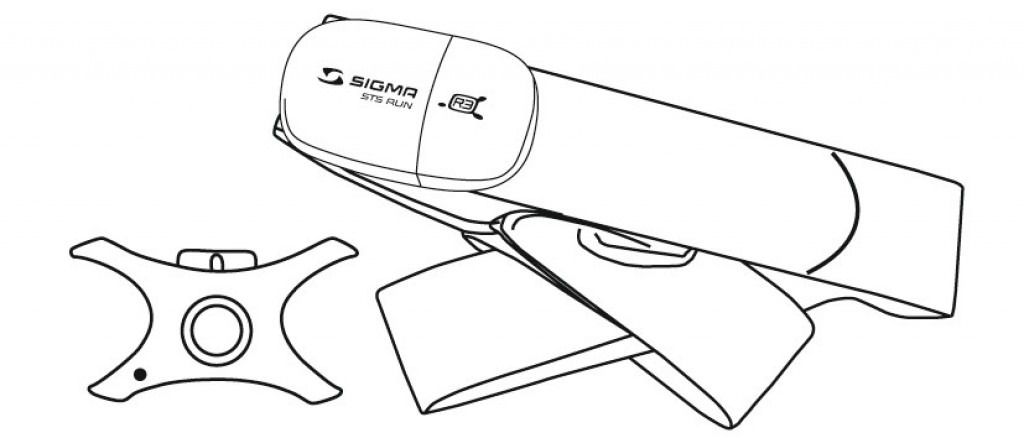 Sigma Brustgurt-R3 Comfortex+  inkl. Sender