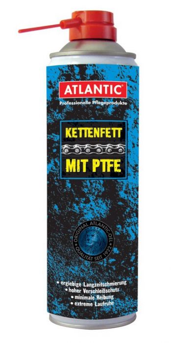 Kettenfett Atlantic mit PTFE 500ml, Sprühdose, mit Schnorchel
