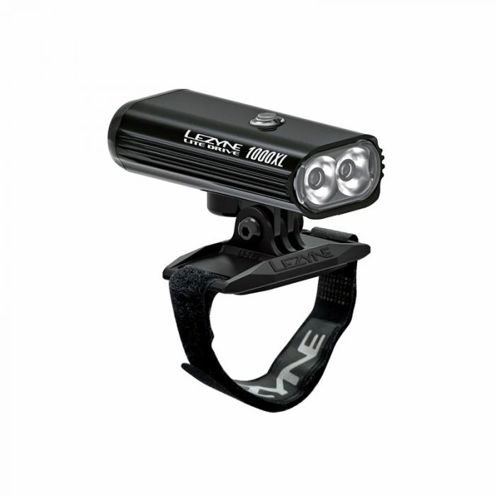 Lezyne Helmlampe Lite Drive 1000XL schwarz-glänzend weißes Licht