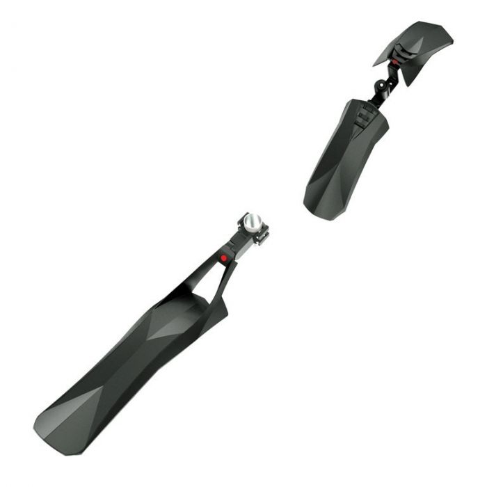 Hebie Schutzblechset Viper X Stealth 26-29", 110mm, schwarz, mit Spritzschutz