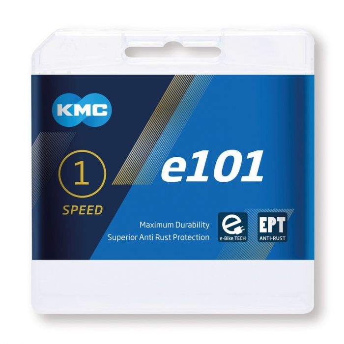 Kette KMC e101 EPT Nabenschaltung 1/2" x 1/8", breit, 112 Glieder         