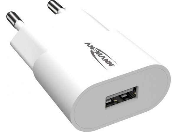 USB Home Charger Ansmann HC105, weiß, für Smartphone/Handy u. USB Geräte