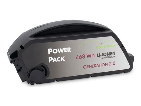 E-Bike Vision PowerPack 468 Wh Unterrohrakku kompatibel zum Bosch Classic (+) Antriebssystem