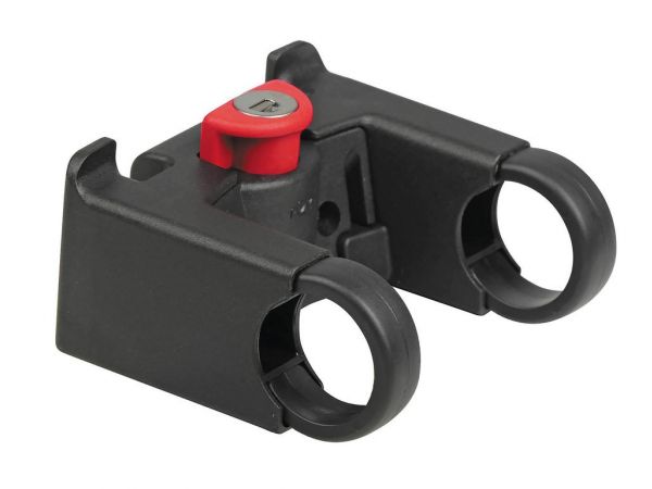 Klickfix Lenkeradapter abschließbar schwarz, für Ø 22-26mm, abschließbar