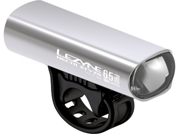 Lezyne LED Vorderlicht Hecto Drive Pro 65 StVZO silber-glänzend