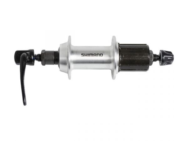 Shimano Hinterradnabe FH-TX500 für Felgenbremse, 32 Loch, schwarz,  Schnellspanner, 135 mm