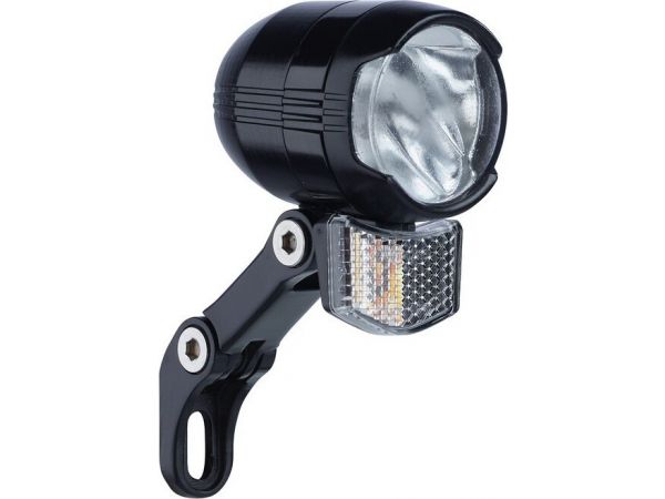 LED-Scheinwerfer Shiny 80, mit Halter ca.80 Lux E-Bike Version