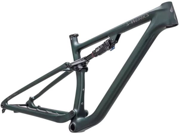 Specialized Rahmenset Epic Evo S-Works Satin Green / Black Chrome / Chrome Größe L | e-bikes4you.com