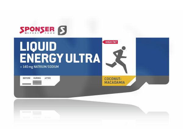 Sponser Liquid Energy Ultra Cocos/Macadamia, 25 g Beutel