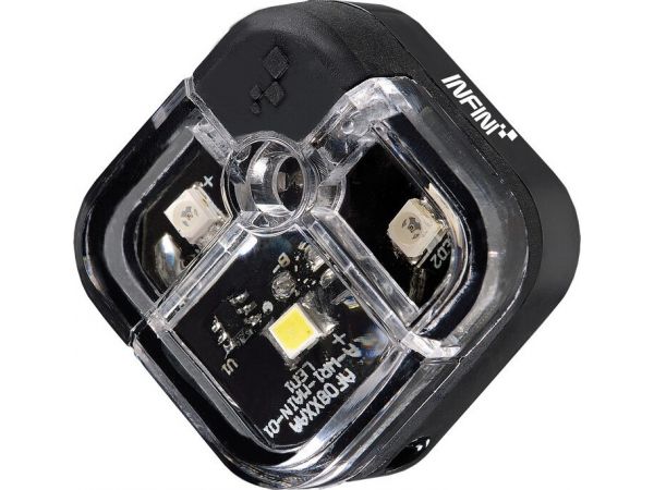 Safety light Infini I-220W Aria, 1 LED weiß, 2 LED's rot