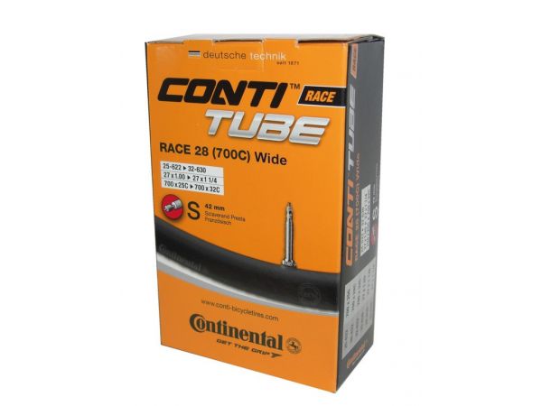 Continental Schlauch Race 28 Wide 28" 700x25/32C 25/32-622/630 SV 42mm