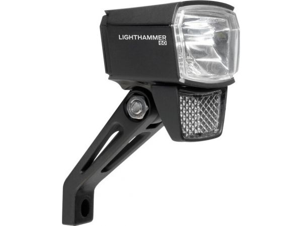 LED-Scheinwerfer Trelock Lighthammer 60, LS 800 (E-Bike), 6-12V, m. Halter ZL410