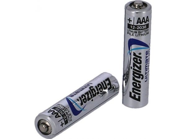 Batterie Energizer Ultimate Micro LR03, 2 Stück, Lithium, 1,5 V, AAA