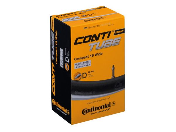 Continental Schlauch Compact 16 wide 16x1.90-2.50" 50/57-305 DV 26mm