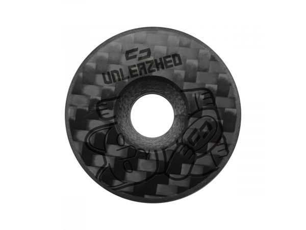 Unleazhed - Top Cap CF01 - carved lucky cat | e-bikes4you.com