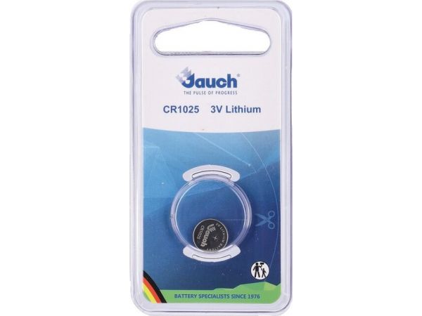 Batterie Jauch Knopfzelle CR1025, Lithium, 3,0 V 30 mAh