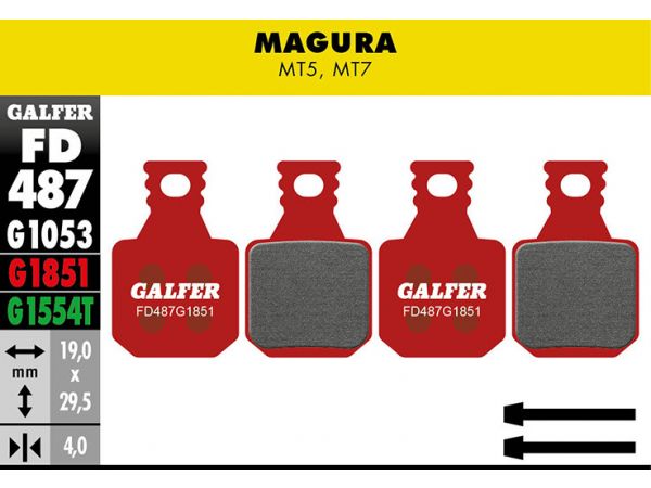 Galfer Bremsbelag Advanced MAGURA - MT5, MT7