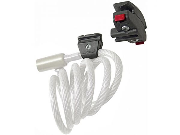 KLICKfix Satteladapter für Seil und Kabelschlösser von 6-10mm e-bikes4you.com