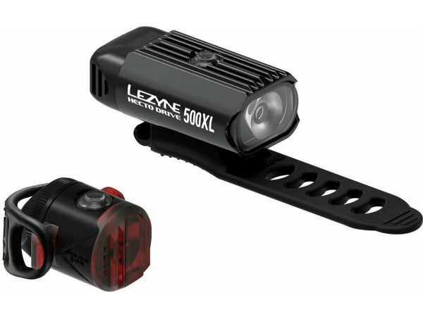 Lezyne Beleuchtungsset Hecto Drive 500XL + Femto USB black