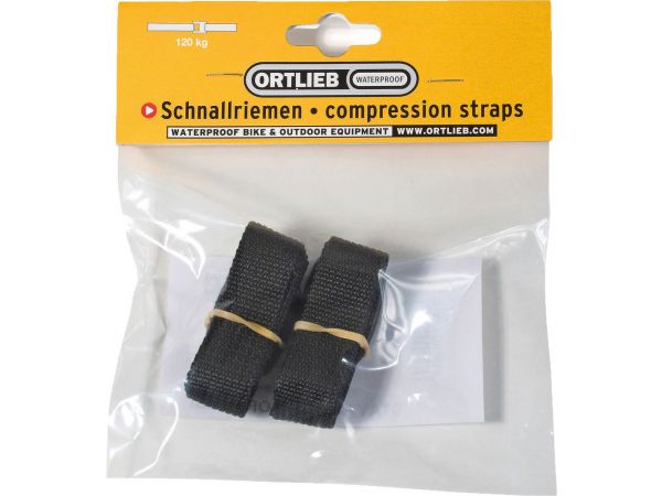 Ortlieb Compression-Straps mit Metallschnalle in drei Längen