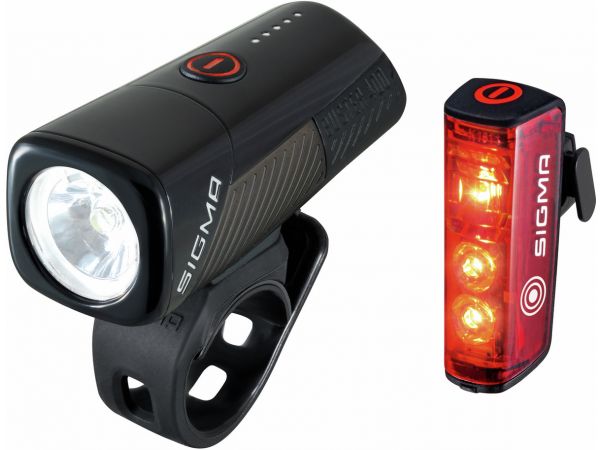 Sigma Akku Lichtset Buster 400 mit Blaze Flash Rücklicht