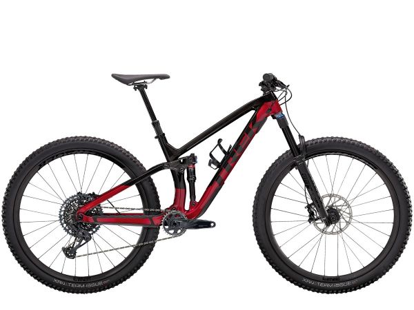 Trek Fuel EX 9.8 GX Raw Carbon / Rage Red | e-bikes4you.com