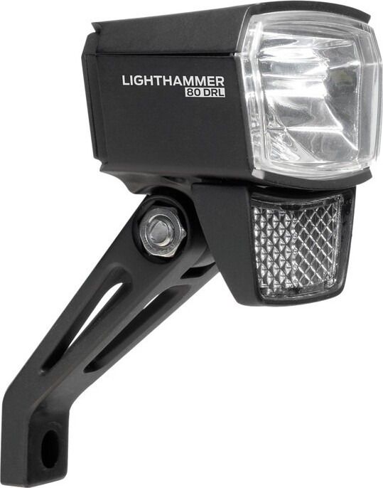 LED-Scheinwerfer Trelock Lighthammer 80, LS 835-T (Dynamo), mit Halter ZL410