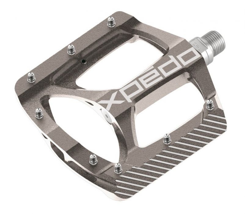 Xpedo Pedal ZED silber, 9/16", Plattform, XMX27AC