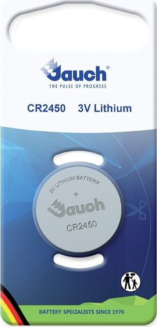Batterie Jauch Knopfzelle CR2450, Lithium, 3 V 620 mAh