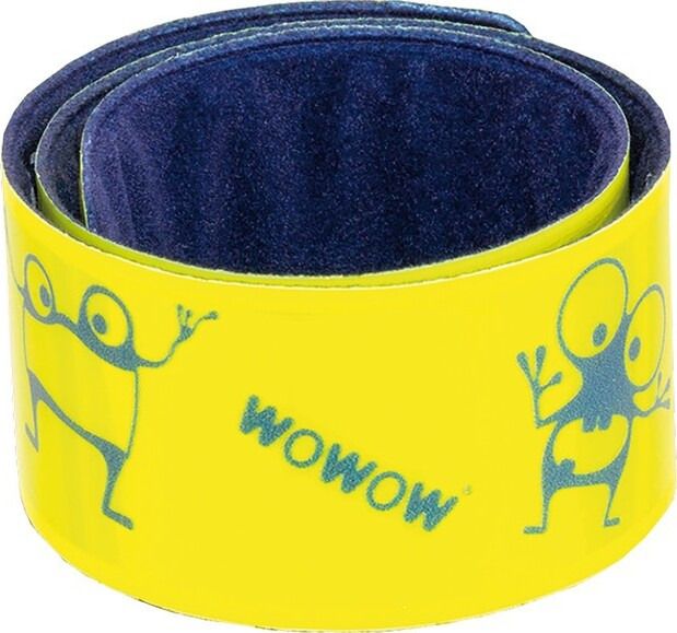 Reflexband Wowow Goyo gelb, 38x3cm, Kinder, 2 Stück