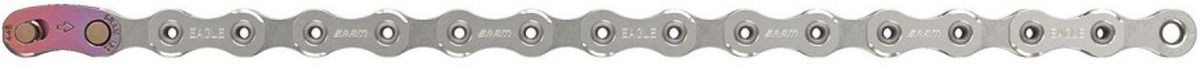 SRAM Kette X.01 Eagle Hollow Pin 12-fach, inkl. PowerLock, 126 Glieder silber