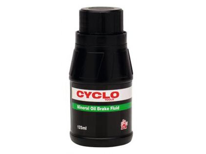 Bremsflüssigkeit Cyclo Mineralöl 125ml, Flasche, mineral. Hydraulik-Öl