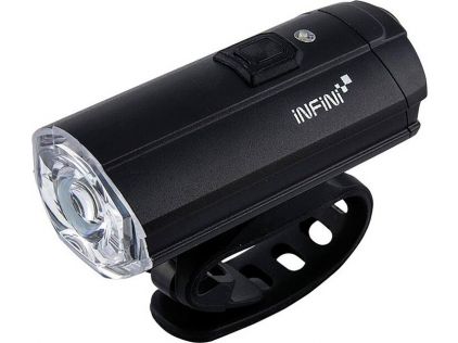 Helmlampe Infini I-282P Tron 500, schwarz, mit USB-Anschluss