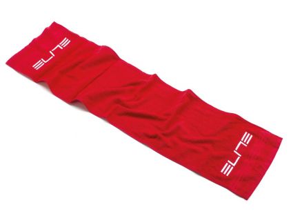Elite Handtuch Zugaman 1300x300cm, rot mit Logo