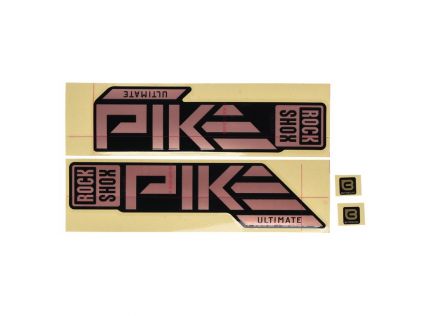 RockShox Gabel Dekor Pike Ultimate für High Gloss Black