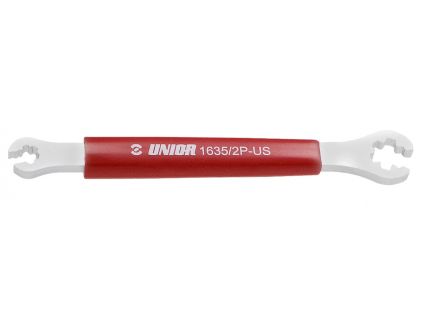 Speichenschlüssel Unior Mavic System rot, 5+5,5mm - 1635/2P-US